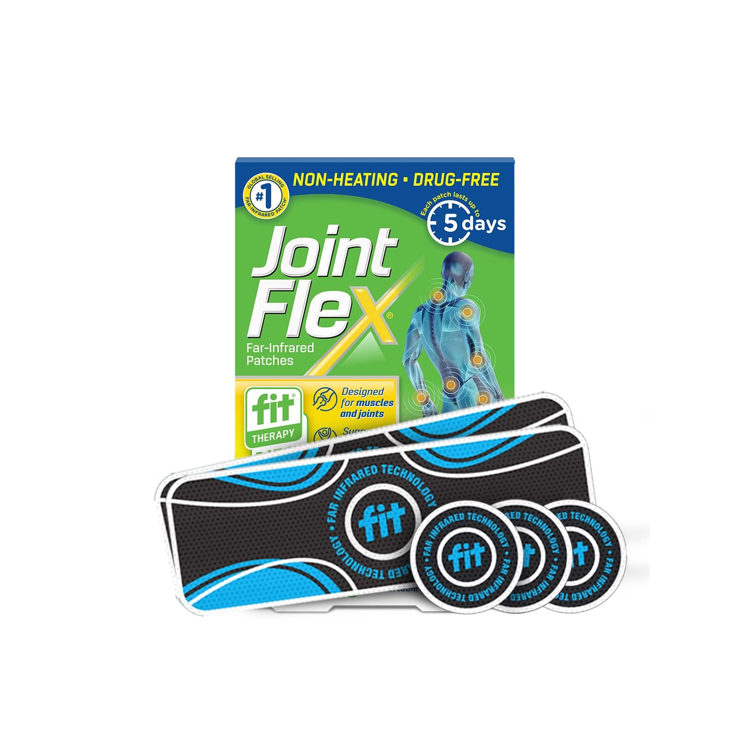 JointFlex FIT Therapy Far Infrared Universal Patch, Supports Continuous ...