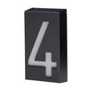 Solar House Number Solar Powered 1000mAh Rechargeable LED Illuminated Address