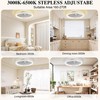 Ceiling Fans with Lights and Remote Fandelier - 20'' Flush