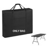 QYILUARE 6 Ft Folding Table Storage Bag-Water-Resistant Heavy Duty Large