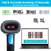 Sumicor 1D Barcode Scanner, 2.4G Wireless & USB Connection Compatible