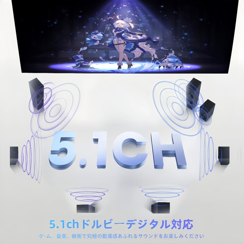 HDMI Audio Separator ARC Support 4K@60Hz Optical Digital SPDIF +