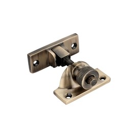 Brighton Victorian Brass/Chrome/Antique SASH Screw Down Wedge Window Fastener (Antique Brass)