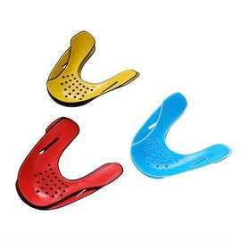 Generic Unisex Sneaker Crease Shields - Durable Anti-Wrinkle Shoe Protectors, Invisible & Comfortable for Daily Wear (red), 5.5-12