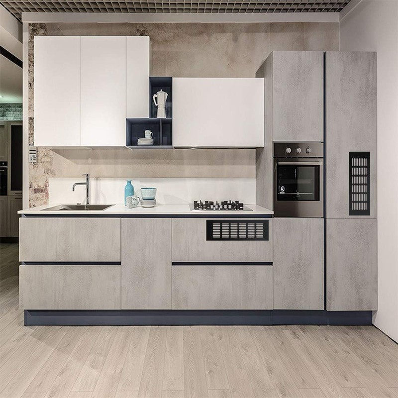 2 Pieces Air Vent Grille Cover Black Square Aluminum Alloy