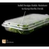JA Kitchens 2 Ounce Large Herb Clamshell Container - Disposable