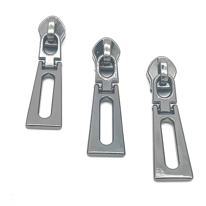 #5 Zipper Pulls (Zipper Pulls 1 Gunmetal)