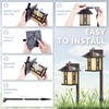 GIGALUMI Japanese Decor Solar Lights for Outside, Pathway Lights 4