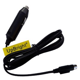 UpBright 4-Pin Car 12V DC Adapter Compatible with Sanyo CLT2054 20" CLT1554 CLT1554D CLT 1554 CTL1554 1554-03 CLT1554-02 15" LCD TV Monitor 12VDC 12 Volt Auto RV Camper Lighter Plug Power Supply Cord