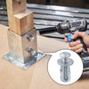 Hevysuo Pack of 45 Fixings Hollow Wall Anchor M4 M5