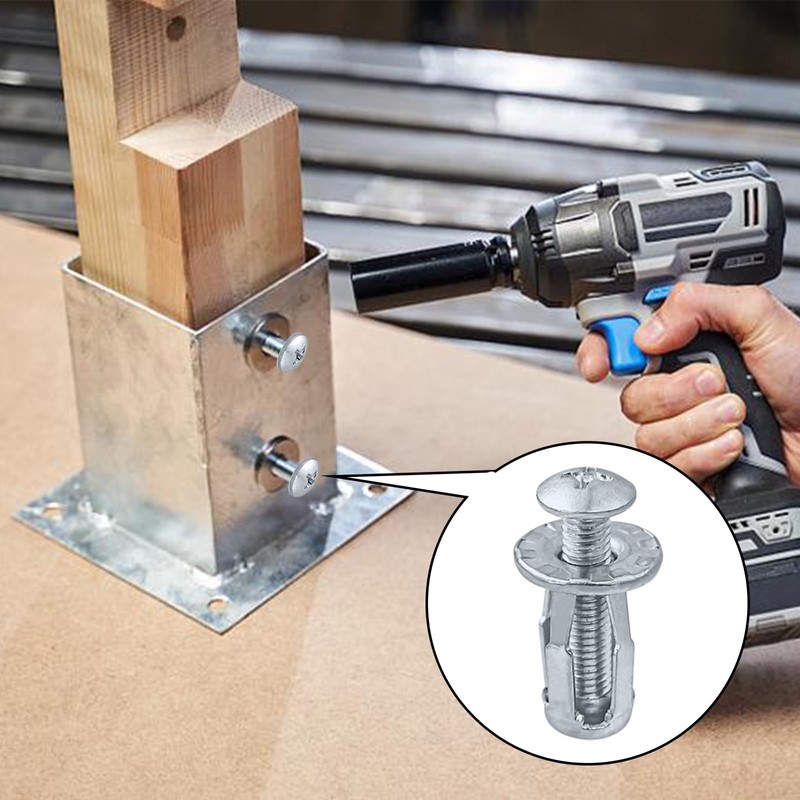 Hevysuo Pack of 45 Fixings Hollow Wall Anchor M4 M5