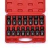 MIXPOWER 15-piece 1/2" Drive Shallow Universal Impact Socket Set, 6