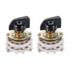 sourcing map 2P10T Rotary Switch 2 Pole 10 Position Band
