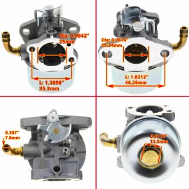 Carburetor For BS 900 Series 4-Cycle INTEK Motor 205cc OHV Engine
