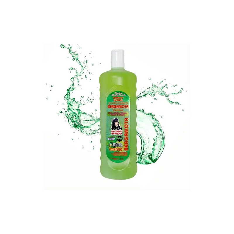 Shampoo Con Aceite De Bergamota Italiana 1.1 Lt Indio Papago