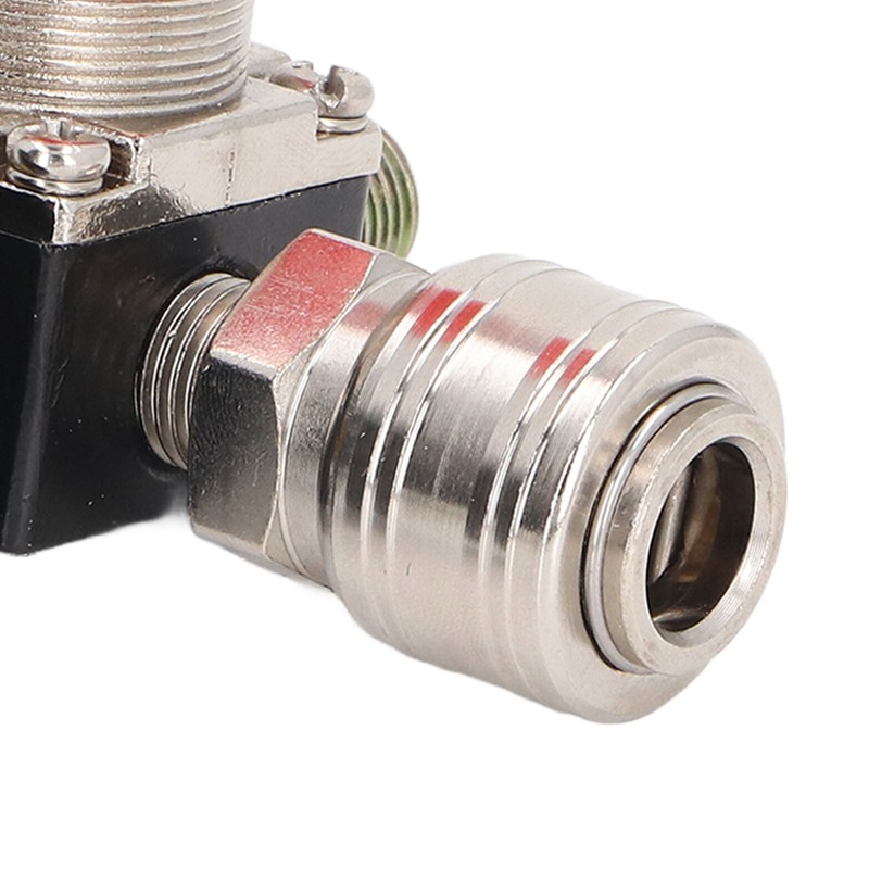 Air Compressor Regulator 4 Holes 0 to 180PSI European Air