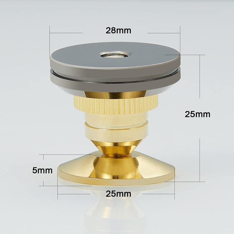 Pailvens Insulator Speakers, Height Adjustable, Speaker Stand, Metal Spike Stand,