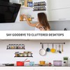 Mezzar Spice Rack Wall Spice Rack Hanging Metal Spice Holder