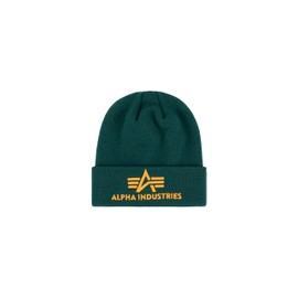 ALPHA INDUSTRIES Unisex Beanie Hat, Force Green, Unit size