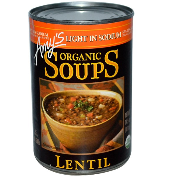 Amy's Organic Lentil Soup - Light in Sodium -- 14.5 fl oz