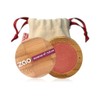 ZAO Pearly Eyeshadow 119 Pink Coral Gold Eye Shadow Shimmering in Refillable Bamboo Tin