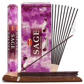 Sage Incense Sticks And Incense Stick Holder Bundle Insence Insense Hem Incense Sticks