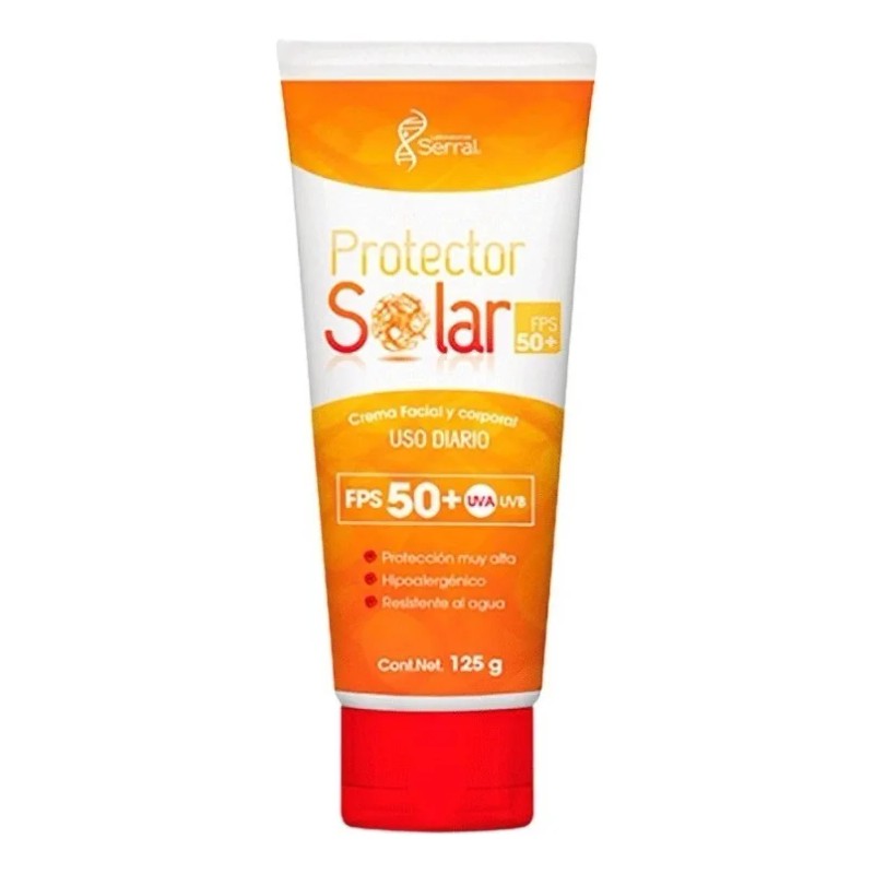 Protector Solar Facial Y Corporal 50 Fps Uva/uvb Serral 125g