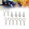 4Pcs RC Body Post Mount Stable High Strength Silver Rugged