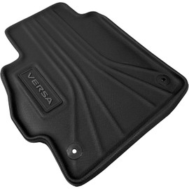 FAZINA Tapetes para Versa Nissan 2020,2021,2022,2023,2024,2025,2026 Uso rudo Premium 3D Tipo charola Todo Clima Bordes Altos de Plastico Vinilo Importado