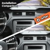 JeCar 3pcs for Mustang Carbon Fiber Interior Trim Kit for