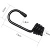 Hysagtek 10 X 8mm Plastic-Coated Bungee Shock Cord Hook Spiral