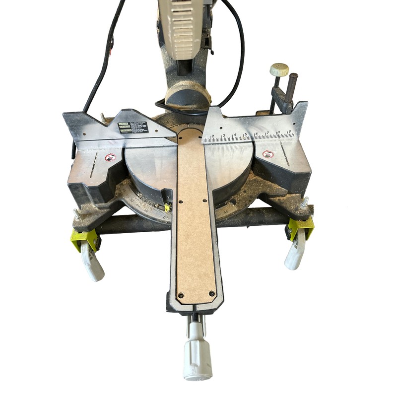 Carve Tech Zero clearance insert for 12 inch ryobi miter