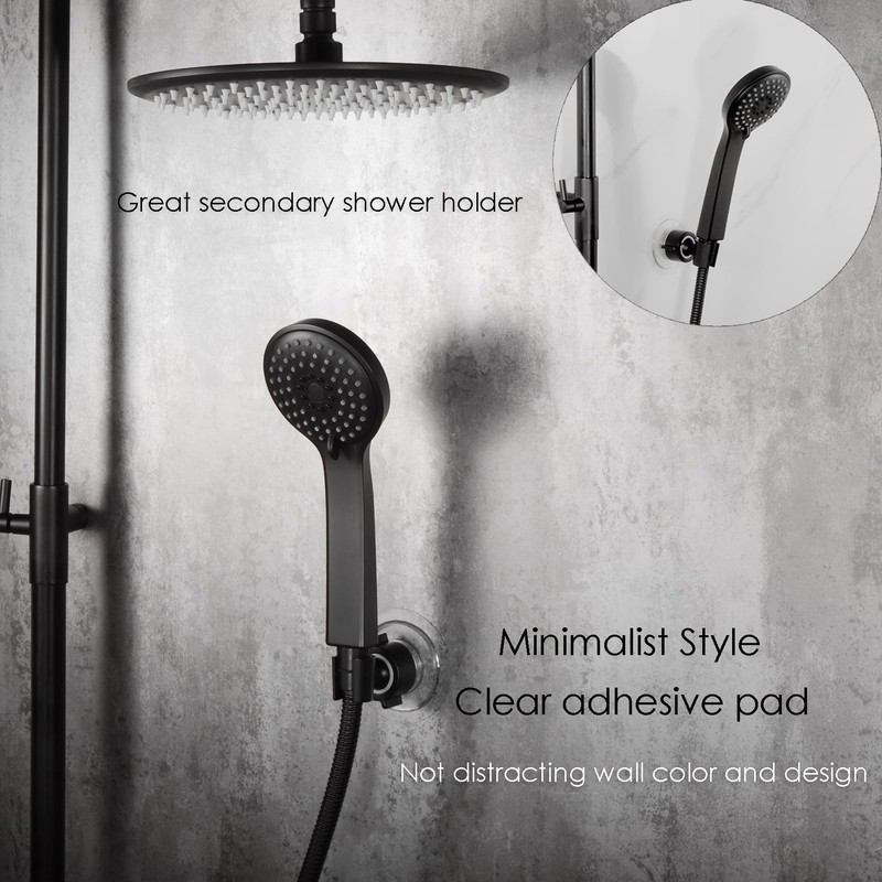 360 Adjustable Handheld Shower Head Holder - Easy Mount with
