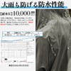 Monilo Women's Raincoat, For Bicycles, Backpacks, A-line, Long Length Keeps