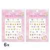 Tomini Kids Nail Stickers, T017, 6 pcs / 투미니 키즈 네일스티커, T017, 6개