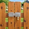 Flip Gate Latch with Padlock Hole,gate Latch for Fence, Heavy