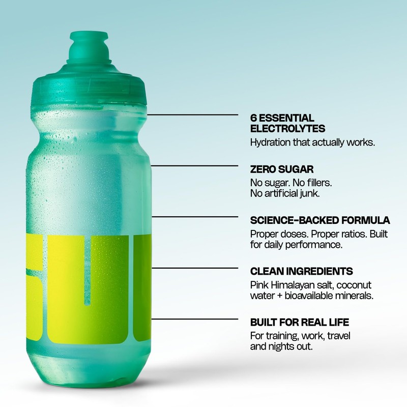 SULT Hydrate Electrolyte Sachets | Zero Sugar | 6 Electrolytes