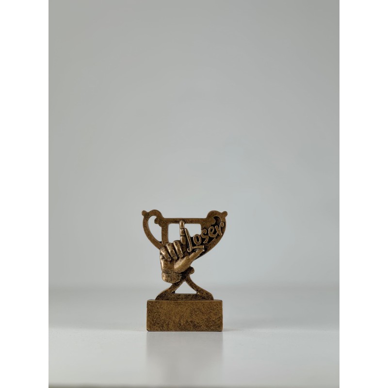 Generic Loser Funny Humerous Hand Gesture Mini Cup Trophy Award