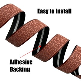 Senston PU Bicycle Handle Wraps Tape Road Bike Handlebar Tapes Cycling Grip Tape, 2 Rolls, Brown