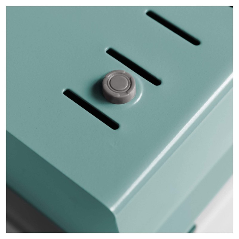 Acrimet 3 x 5 Card File Holder Organizer Box Metal