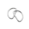 Booly Pack of 30 Silver D Ring Metal D Ring