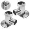 2PCS Shower Bar Valve Fixing Kit Shower Connection Elbow Tap