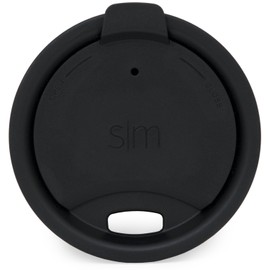 Simple Modern Twist Lid - Fits Classic Tumblers, Journey Travel Mugs and Scout Coffee Mugs - Internally Threaded Splash Proof Lid - Midnight Black