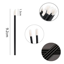 Lip Brushes Kit,Granmagazz 600 pcs Lip Brushes Lip Wand Makeup Lipstick Brush, Brush Wands Brushes Cotton Swab Wands Lipstick Applicator Lint Free Gloss for Lip Makeup Tool(Black)