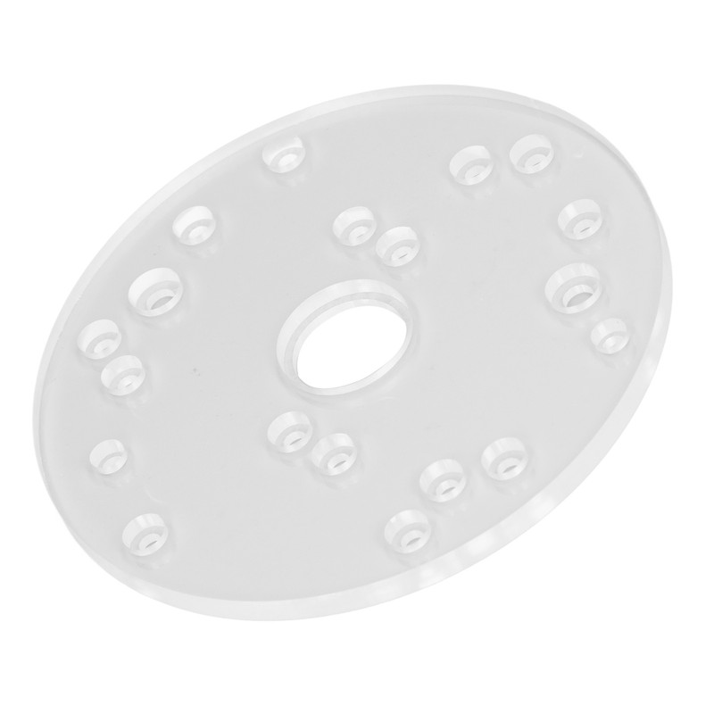 Universal Router Plate Kit Acrylic Baseplate for Bosch 6 1/2in