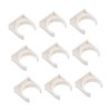 Mipcase 50pcs Water Pipe Clamps U Shaped Hose Fixing Buckle