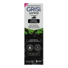 Mascarilla Burbujeante Grisi Control de Carbón Activado para Piel Grasa y Acné