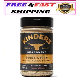 Kinder's Prime Steak with Black Garlic and Truffle Seasoning, 7.9 oz.