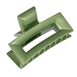 France Luxe Tammy Jaw Hair clip for women, Green strong hair clip for thick hair, acetate and metal spring