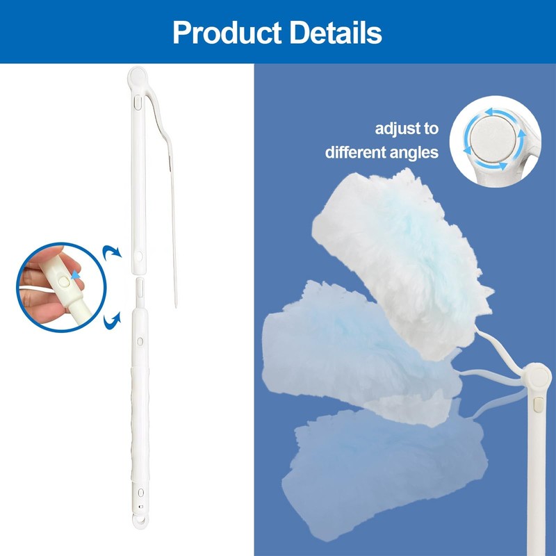Replacement Handles Compatible with Swiffer Duster Refill, Swiffer Duster Extended